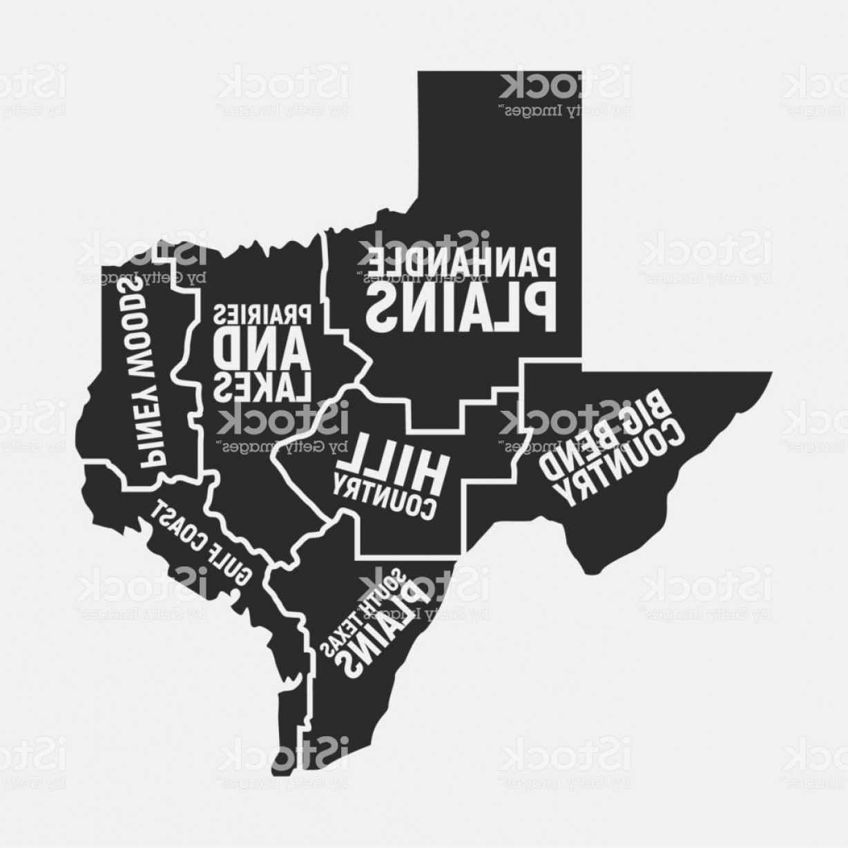 1228x1228 Vector State Maps Texas Hoodamath