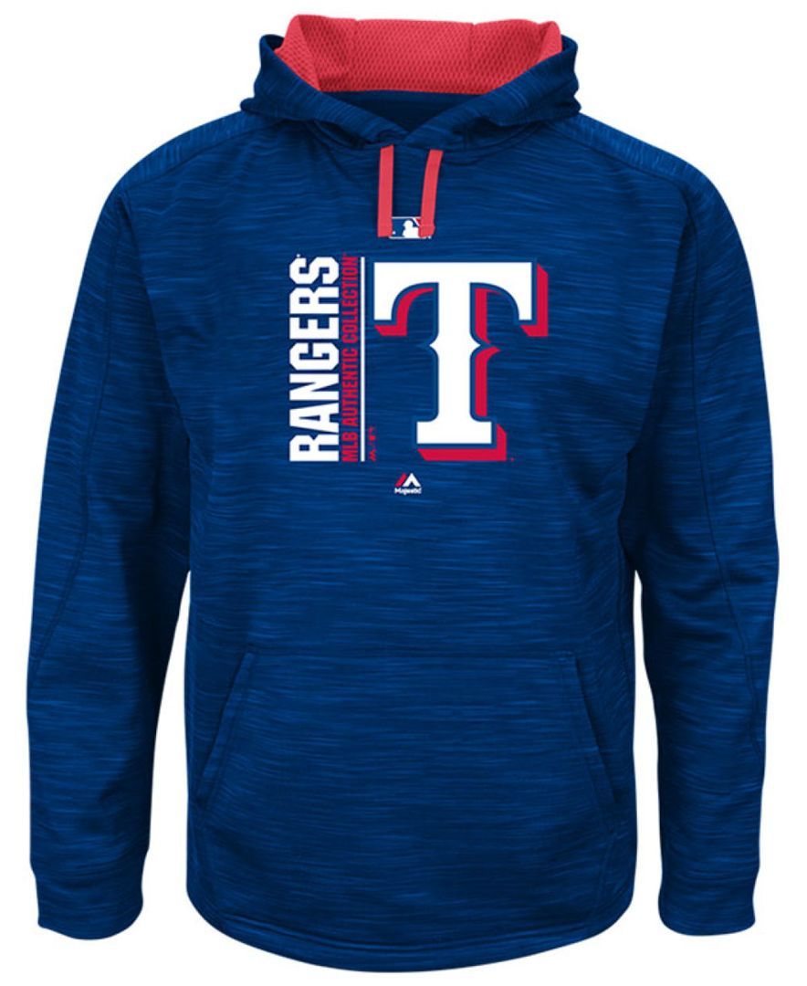 884x1080 Majestic Men's Texas Rangers On Field Icon Hoodie Products