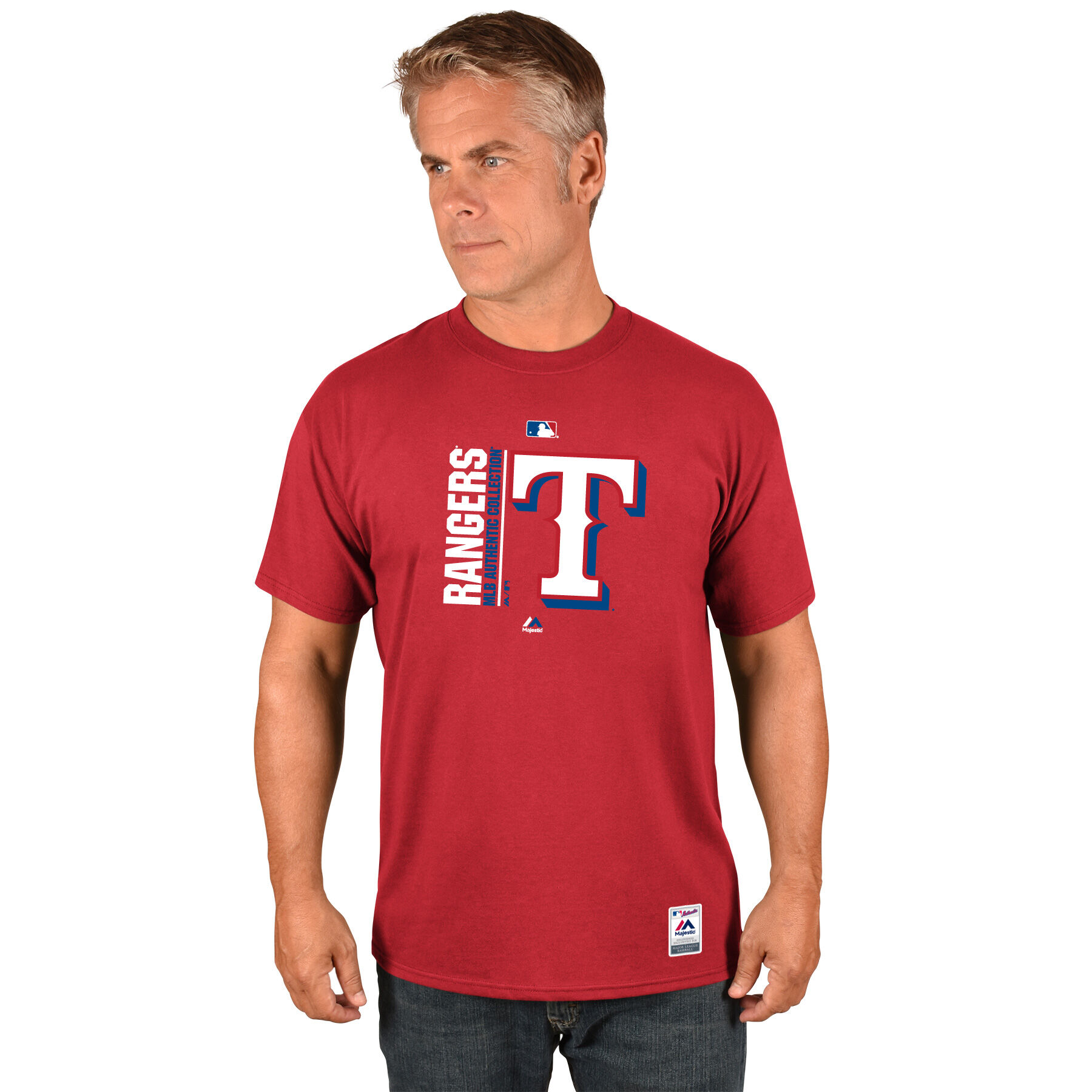 1800x1800 Texas Rangers Big Mens Authentic Collection Icon T Shirt
