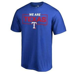 300x300 Fanatics Branded Texas Rangers Royal We Are Icon T Shirt Ebay