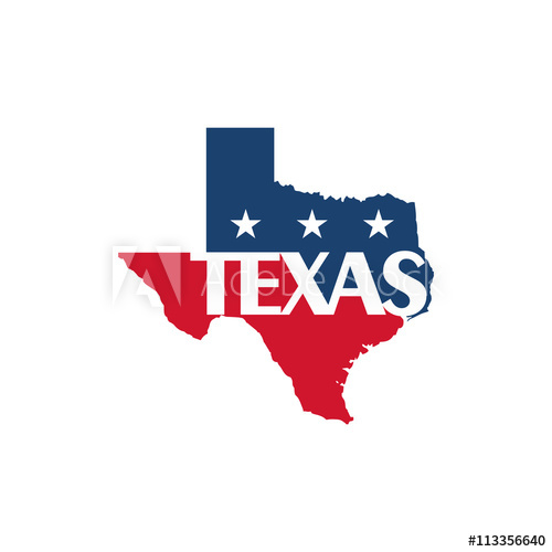 500x500 Star Texas Map Logo Icon Symbol Graphic Illustration