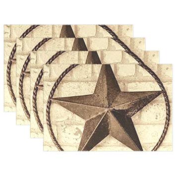 355x355 Jojogood Texas Star Icon Placemat Dining Table Mat