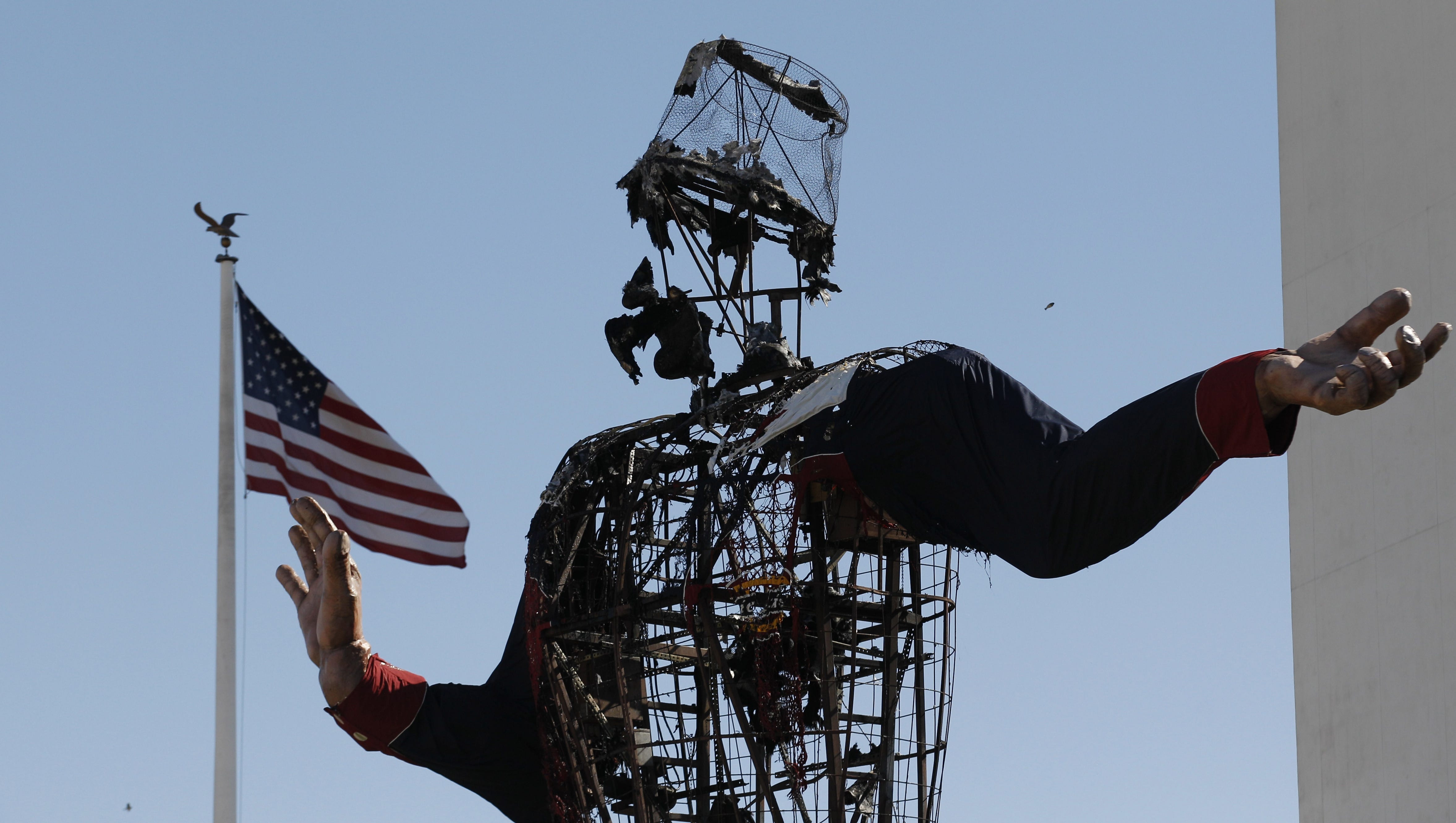 4710x2663 Big Tex, The Texas State Fair Icon, Destroyed