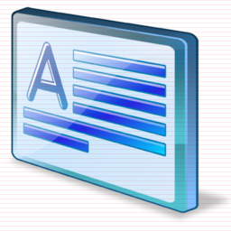 256x256 Text Box Icon Images