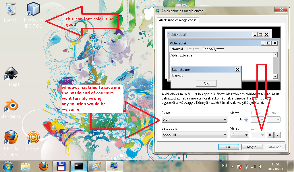 1024x600 How Can I Make The Icon Font Color On A Windows Prof Desktop