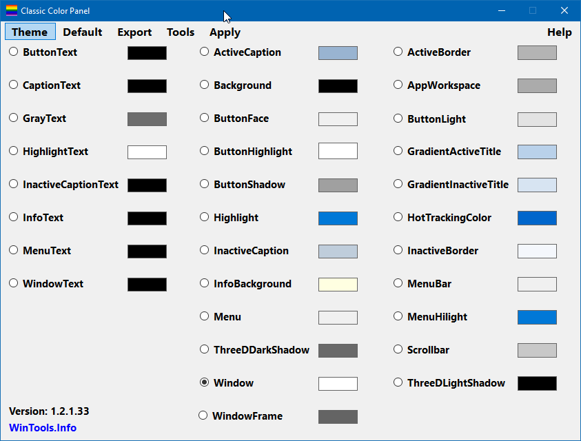 843x640 Classic Color Panel Change The Color Of Font And Other Items