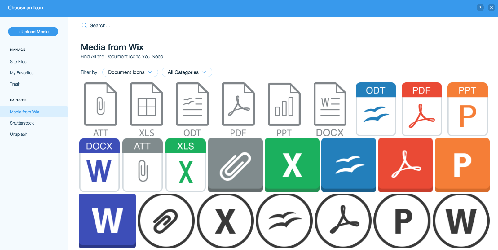1607x807 Changing The Icon On A Document Button Help Center