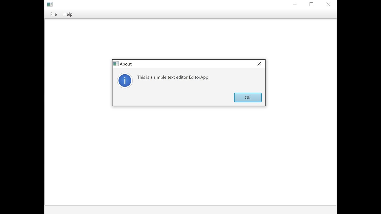 1280x720 Javafx Software Simple Text Editor