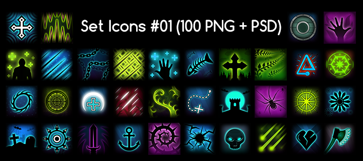 720x320 Skill Icons Pack