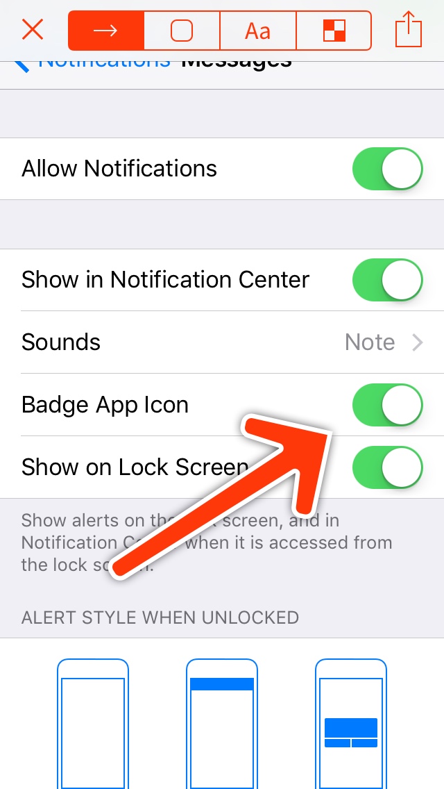 640x1136 Text Message Icon, Why Doesn't It Show How Many Messages I Have