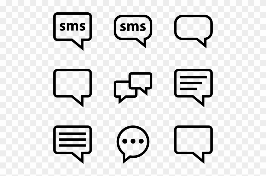 880x585 Text Message Icon Png