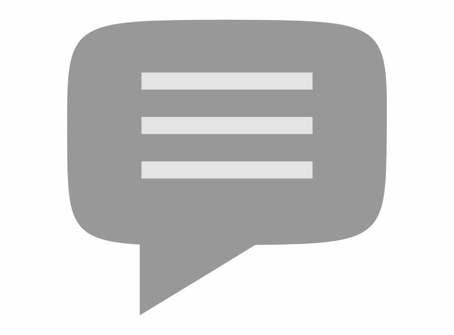 920x680 Text Message Icon Grey