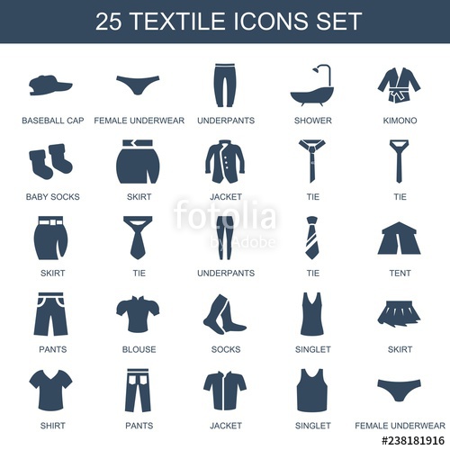 500x500 Textile Icons Trendy Textile Icons Contans Such As