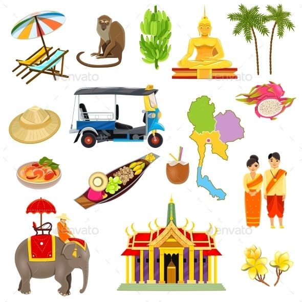 Thailand Icons Set Thailand Thailand Art, Thai Art, Tree 590x590 Thailand Icons Set Thailand Thailand Art, Thai Art, Tree