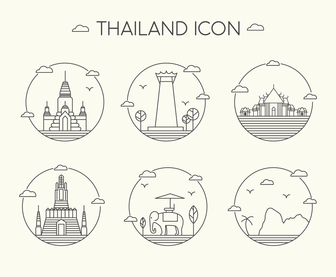 Free Thai Vector Vector Art Graphics 1136x936 Free Thai Vector Vector Art Graphics