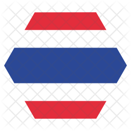 256x256 Thailand Flag Icon Of Flat Style