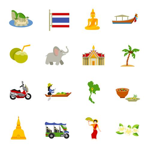 490x490 Thailand Icons Set