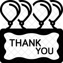256x256 Thank You Icon Of Glyph Style