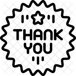 256x256 Thankyou Icon Of Line Style