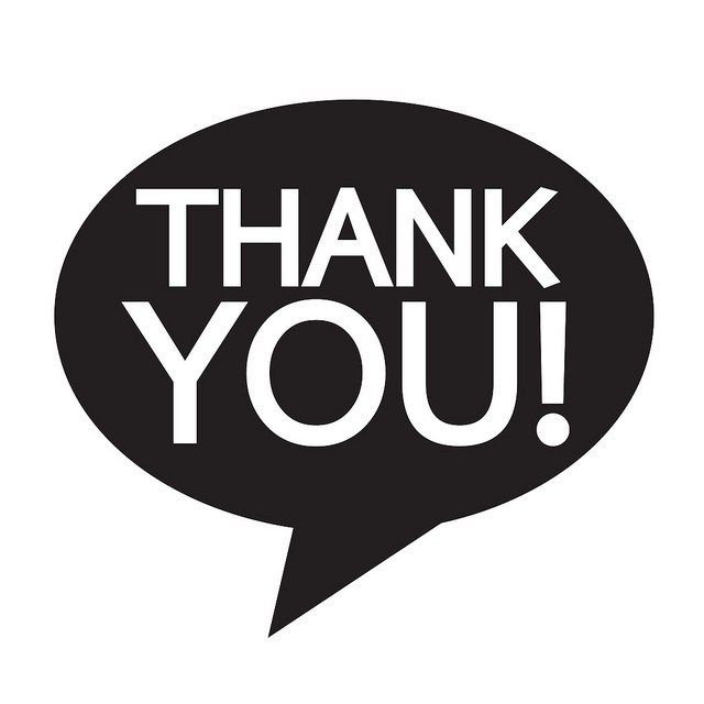 640x640 Thank You Sign Icon