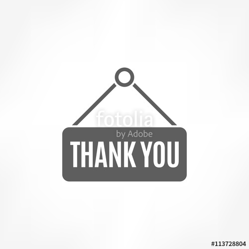 500x500 Thank You Icon Stock Image And Royalty Free Vector