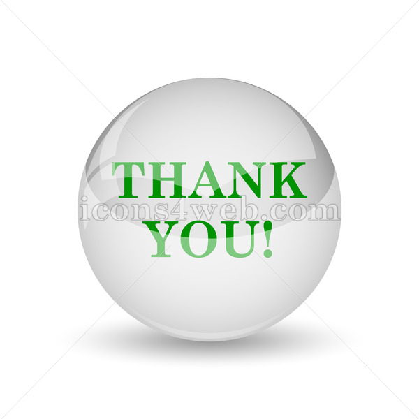 600x600 Thank You Glossy Icon Thank You Glossy Button