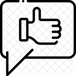 256x256 Thanks Icon Of Line Style