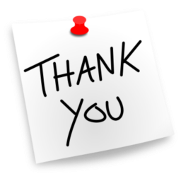 256x256 Thanks Icon