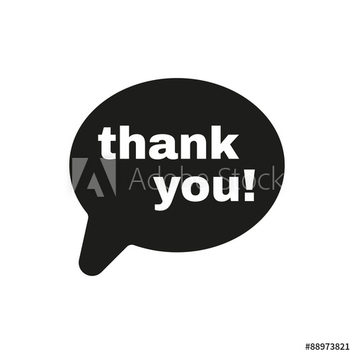 500x500 The Thank You Icon Thanks Symbol Flat