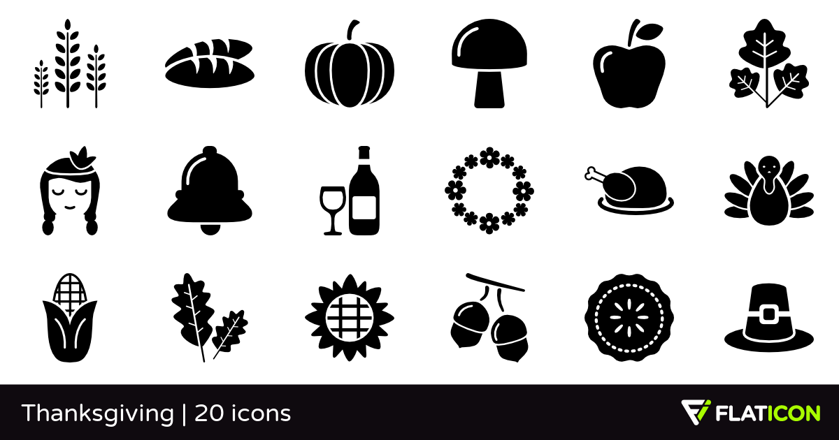 1200x630 Thanksgiving Free Icons