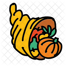 256x256 Thanksgiving Icon Of Doodle Style