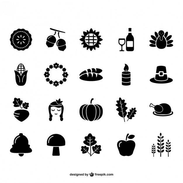 626x626 Thanksgiving And Autumn Icon Pack Free Vector