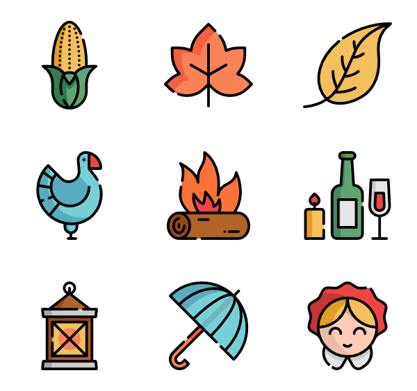 600x564 Best Thanksgiving Icon Packs From Flaticon