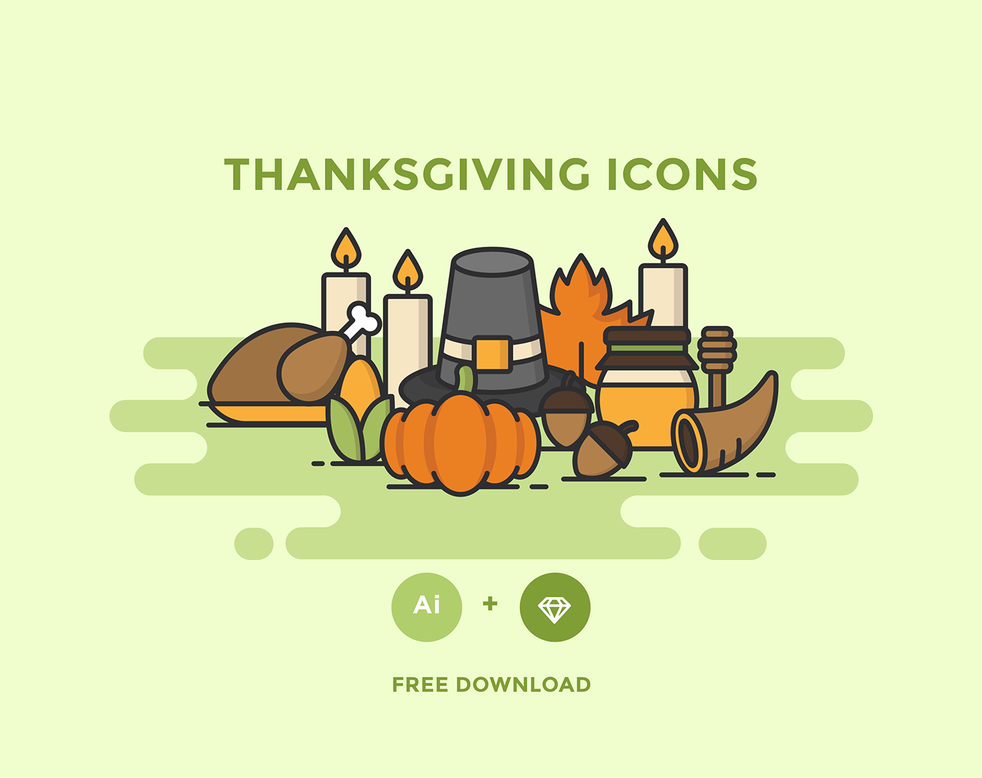 1400x1110 Free Download Thanksgiving Icons Webdesigner Depot