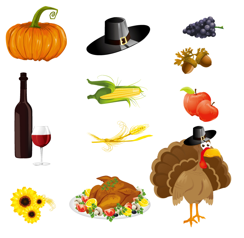 800x780 Turkey Day Icons Images