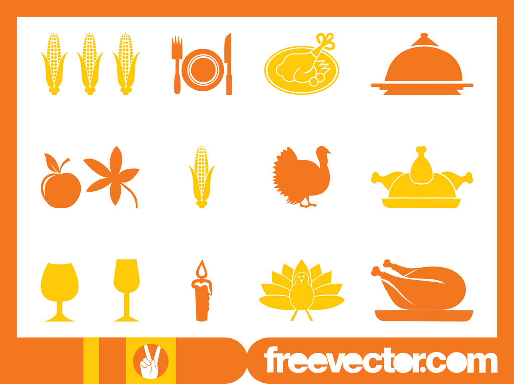 1024x765 Thanksgiving Icons Set Vector Art Graphics