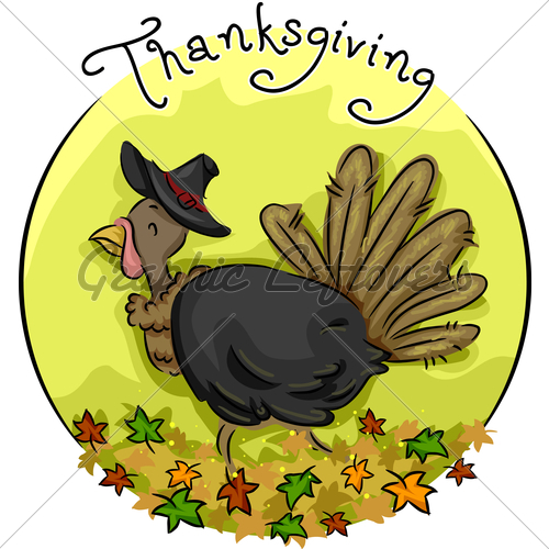 500x500 Thanksgiving Turkey Icon Gl Stock Images