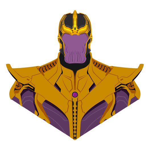 528x528 Thanos Popart Sticker