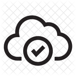 256x256 Connected To The Cloud Icon Of Line Style