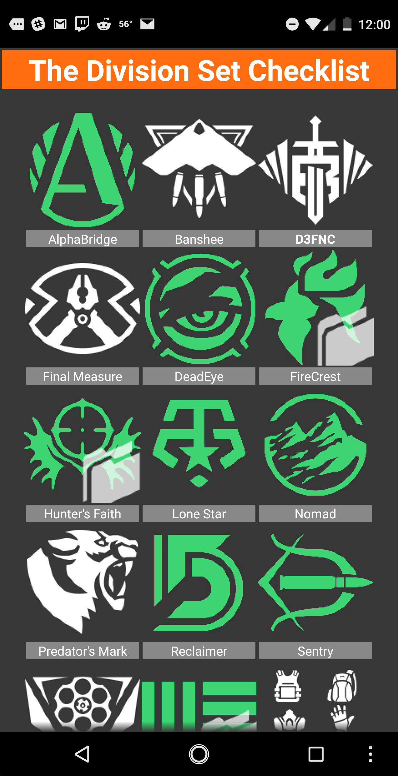 1312x2560 The Division Checkslist