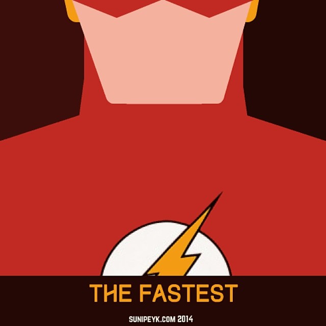 640x640 Super Flat Heroes The Flash