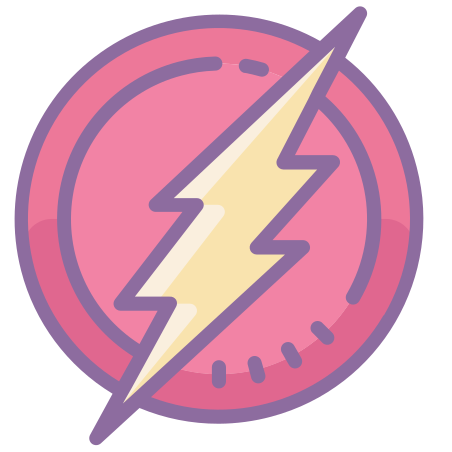 452x452 The Flash Sign Icon