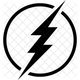 256x256 The Flash Icon Of Line Style