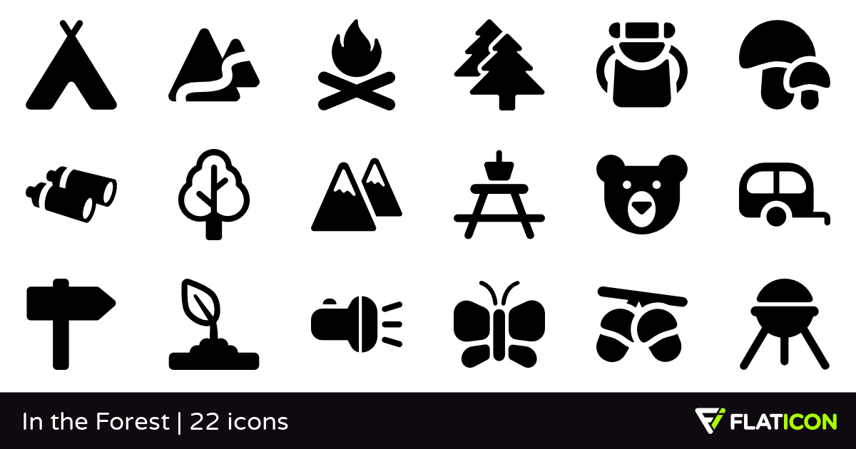 1200x630 In The Forest Free Icons