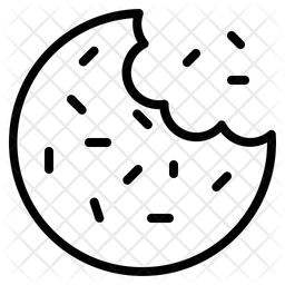 256x256 Cookie Icon Of Line Style