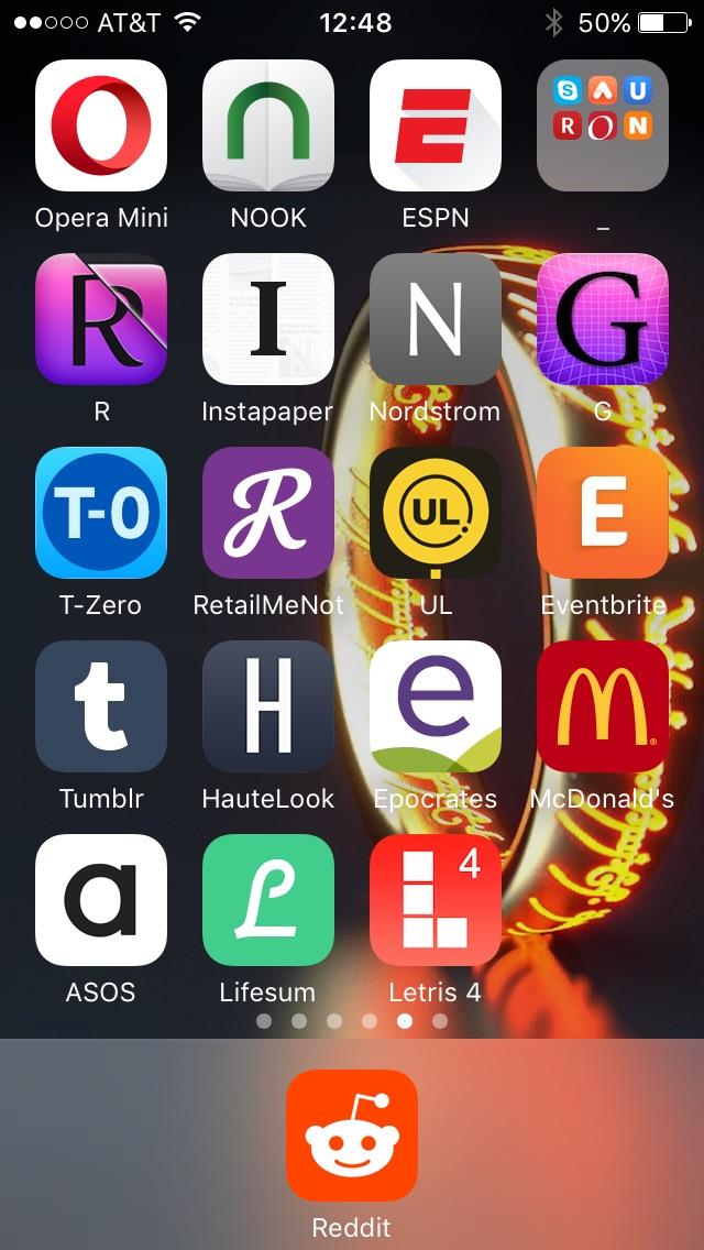 640x1136 It's So Hard To Find Apps With An L As The Icon Lotr