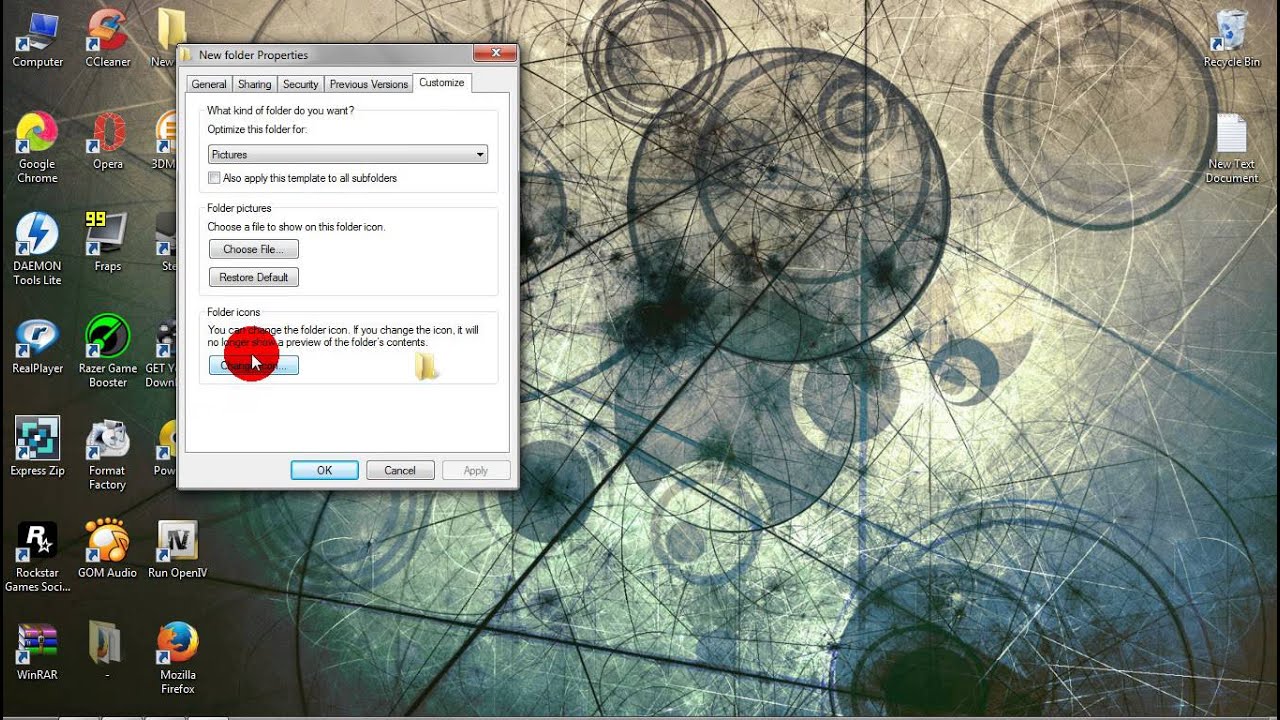 How To Change Make Your Own Folder Icon Game Folder Demo 1280x720 How To Change Make Your Own Folder Icon Game Folder Demo