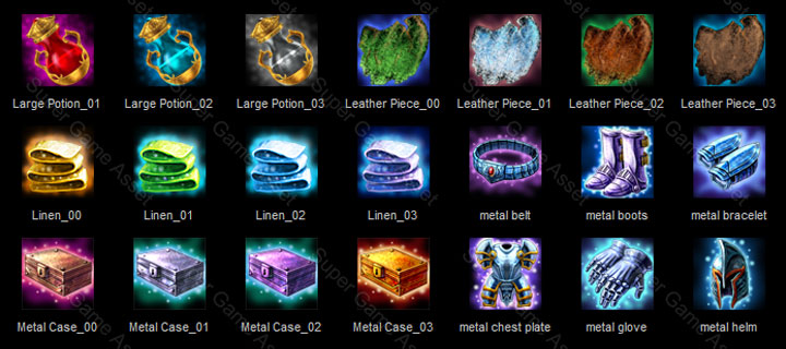 Basic Rpg Item Icons 720x320 Basic Rpg Item Icons