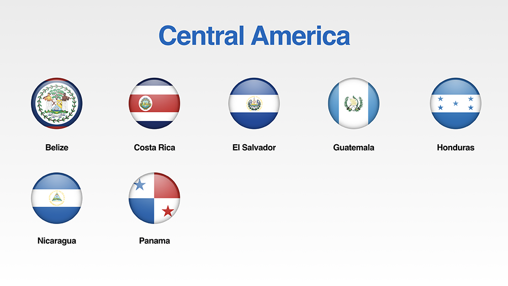 1000x563 Free Set Of America Flags Icons For Your Presentations