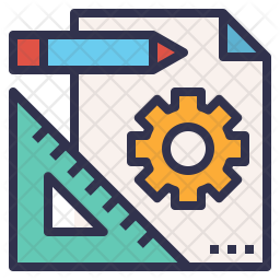 256x256 Project Management Icon Of Colored Outline Style
